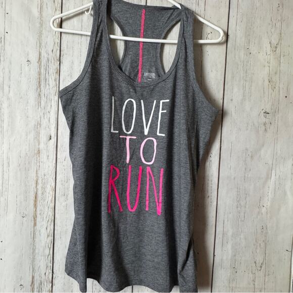 Danskin Women’s Active Athletic Racerback Sporty Workout Tank Sz L 12-14 - Picture 1 of 7